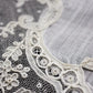 アンティークハンカチ　dentelle antique ブリュクセルレース　ローズポケット .FR a l'epoque