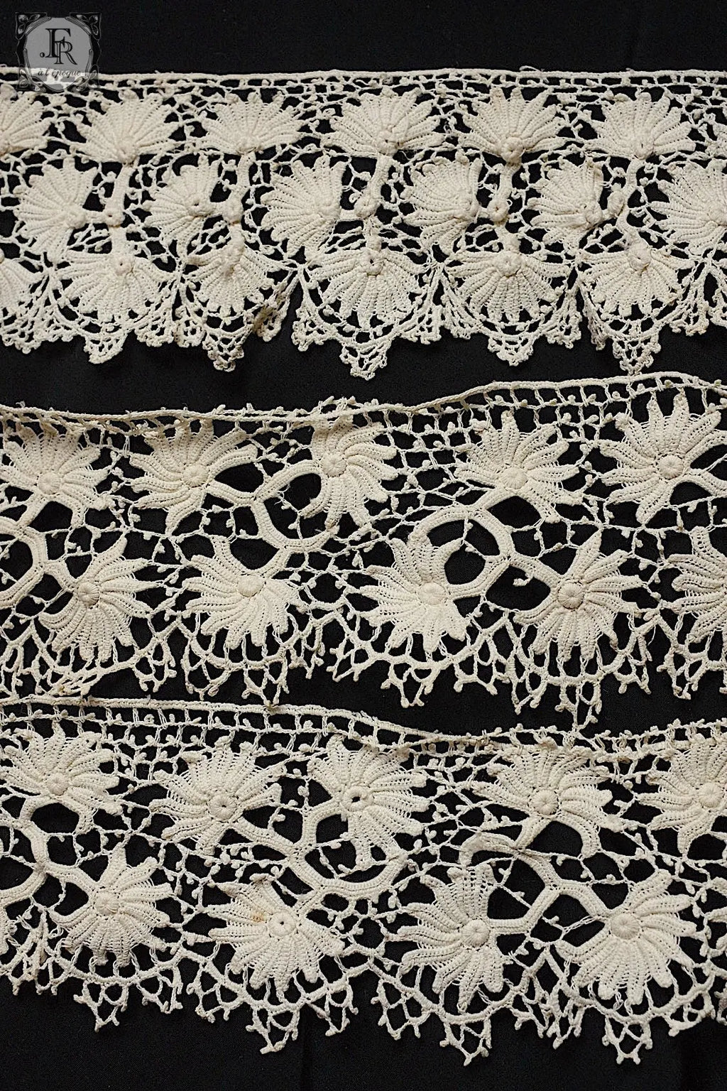 アンティークレース　dentelle antique クロシェ .FR a l'epoque