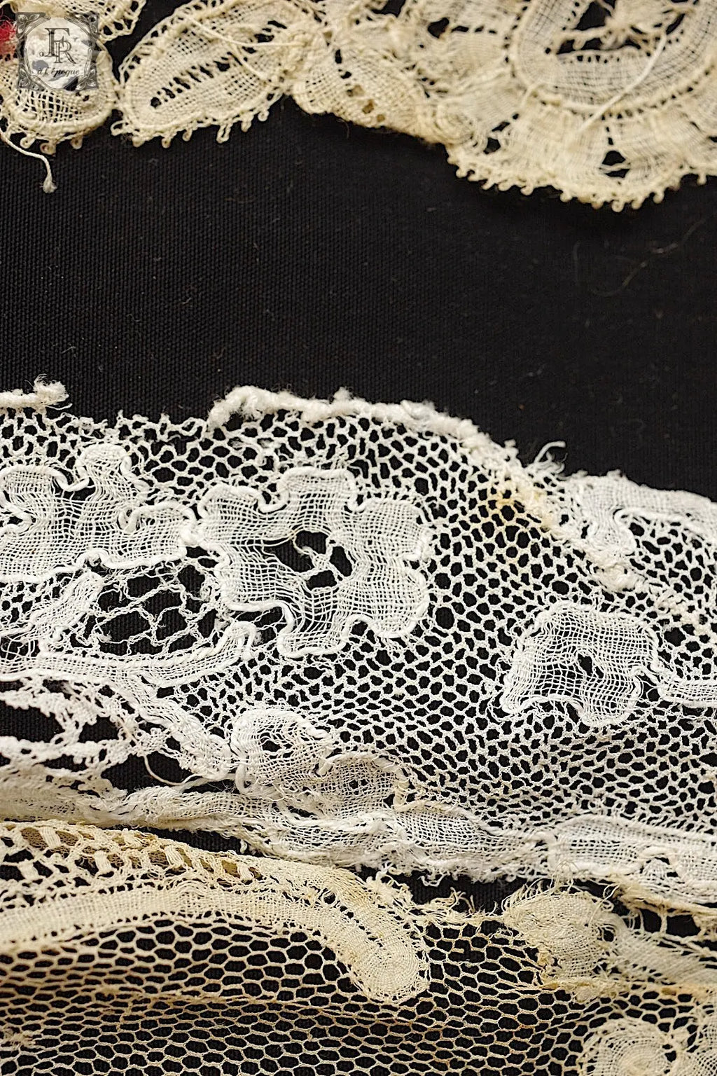 アンティークレース　dentelle antique ハギレ lot .FR a l'epoque