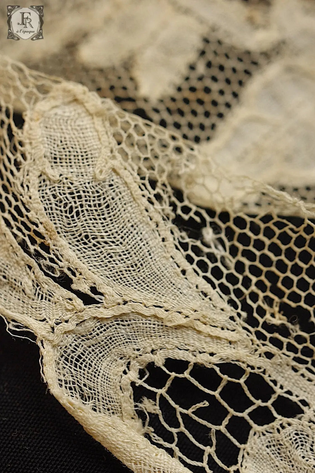 アンティークレース　dentelle antique ハギレ lot .FR a l'epoque