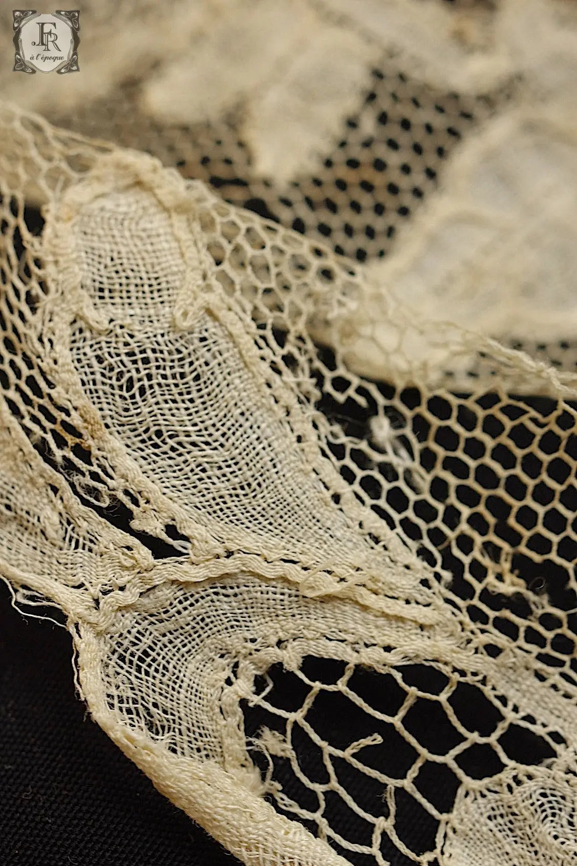 アンティークレース　dentelle antique ハギレ lot .FR a l'epoque