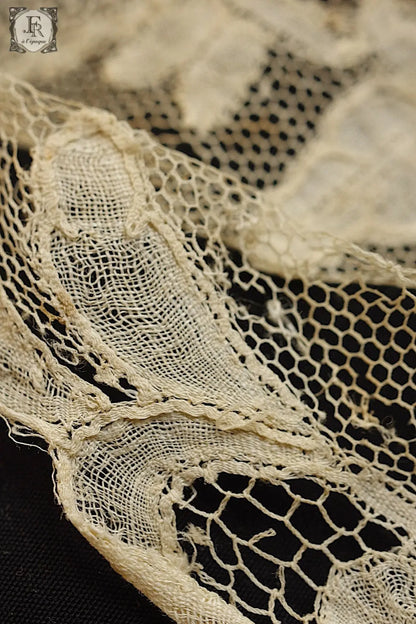 アンティークレース　dentelle antique ハギレ lot .FR a l'epoque