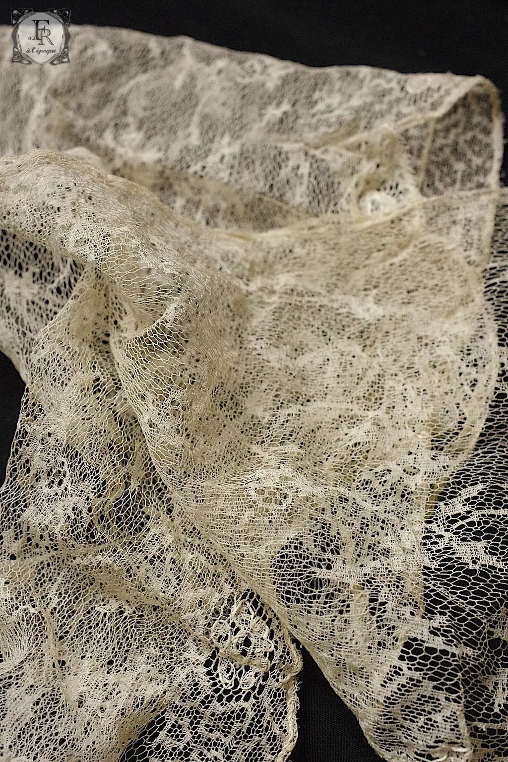 アンティークハンカチ　dentelle antique 　ハギレ lot .FR a l'epoque