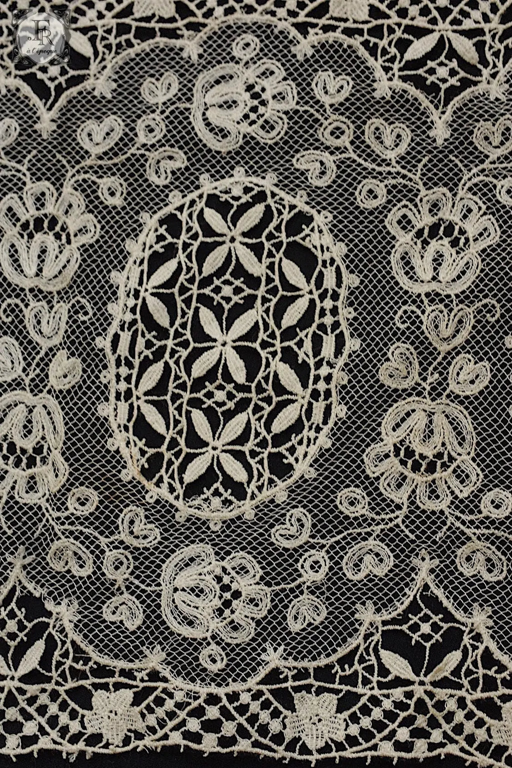 アンティークレース dentelle antique ハギレ　モチーフ lots3 .FR a l'epoque