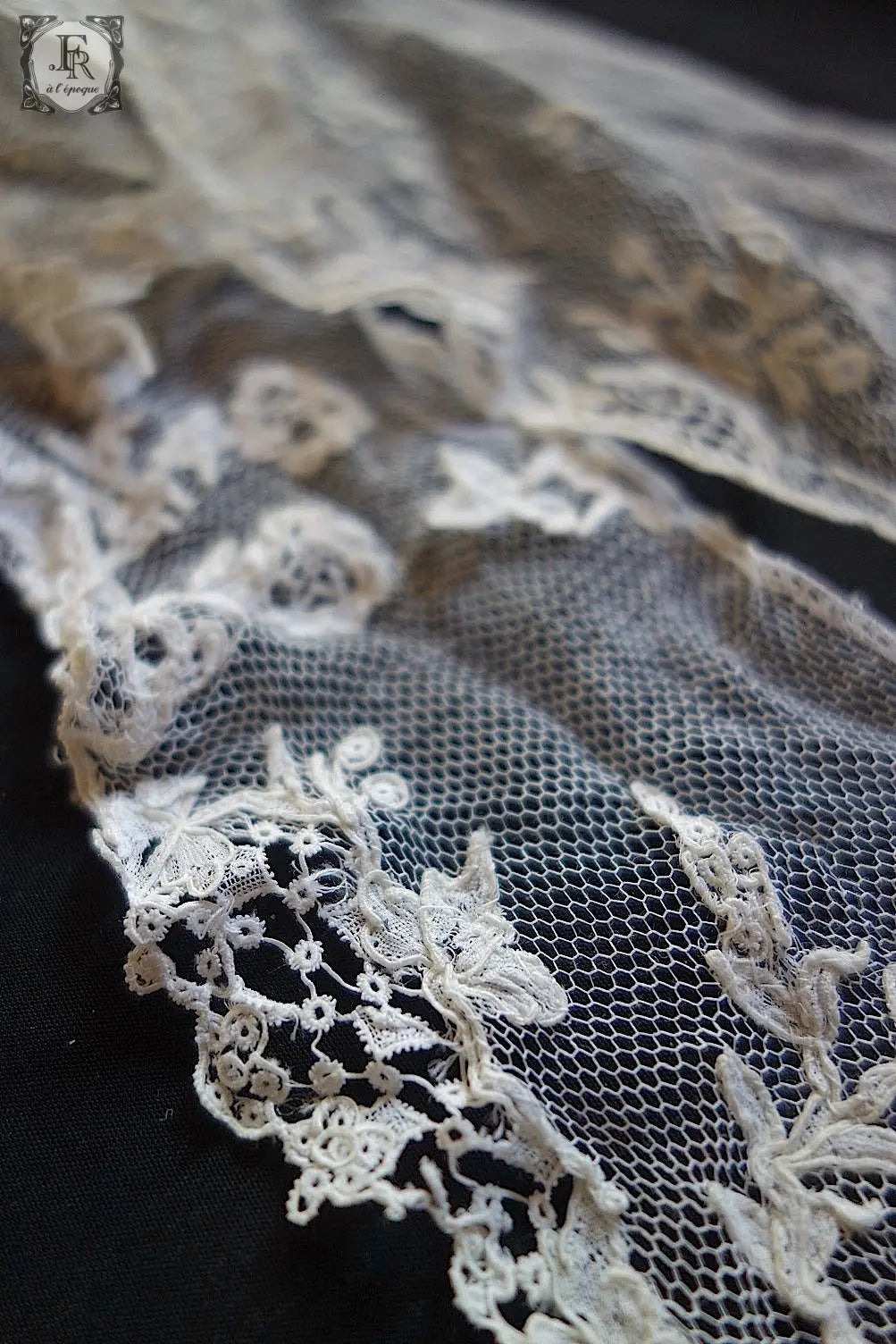 アンティークレース　dentelle antique 素材用lot .FR a l'epoque