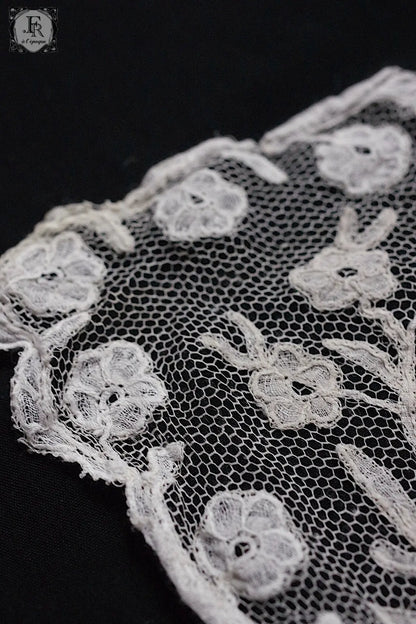 アンティークレース　dentelle antique lace ベール２種 .FR a l'epoque