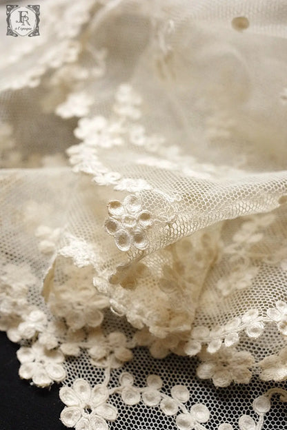 アンティークレース　dentelle antique lace チュール .FR a l'epoque