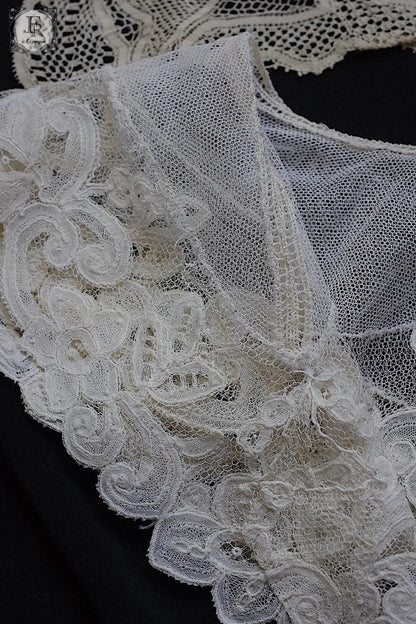 アンティークレース　dentelle antique　素材用ハギレ .FR a l'epoque