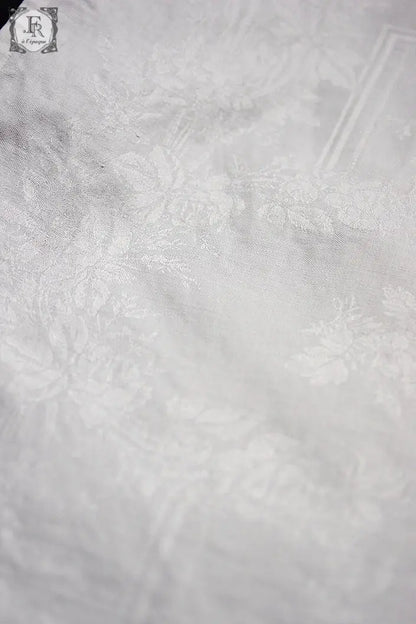 アンティーククロス　dentelle nappe　ダマセ .FR a l'epoque