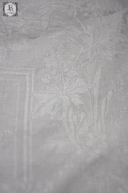 アンティーククロス　dentelle nappe　ダマセ .FR a l'epoque