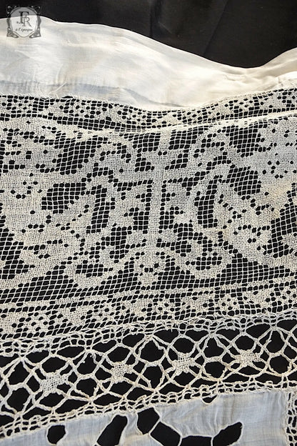 アンティークカーテン　linge de maison 特大 .FR a l'epoque