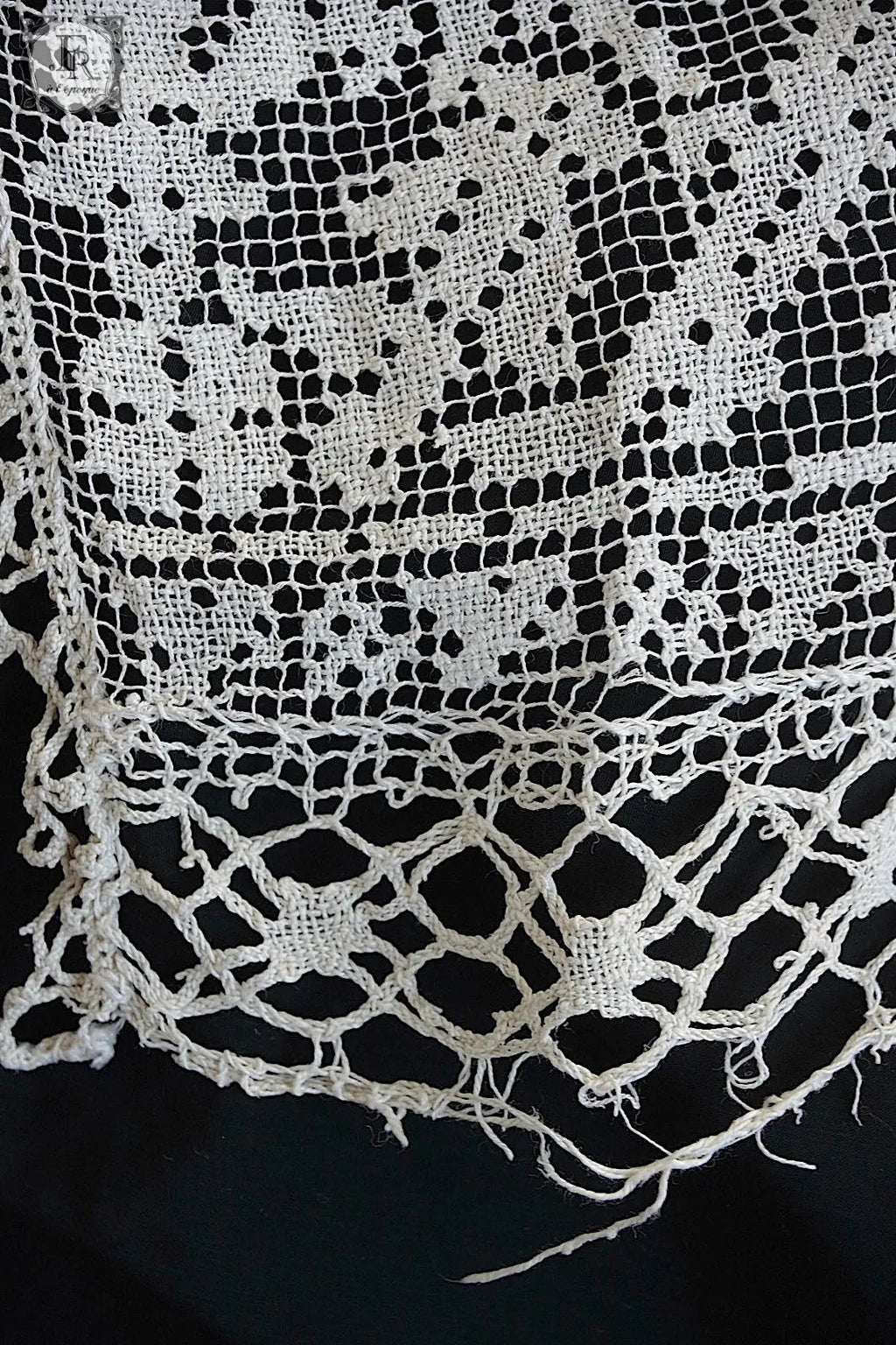 アンティークカーテン　linge de maison 特大 .FR a l'epoque