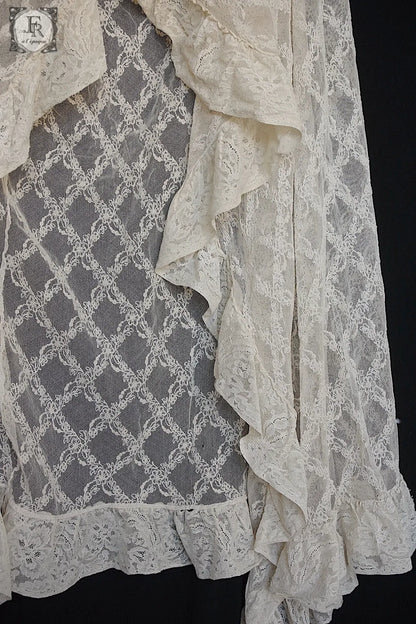 アンティークカーテン　linge de maison ancien .FR a l'epoque