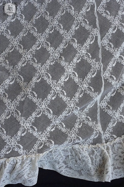 アンティークカーテン　linge de maison ancien .FR a l'epoque