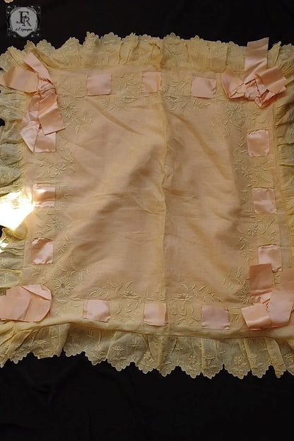 アンティークインテリアクロス　linge de maison antique クッションカバー .FR a l'epoque