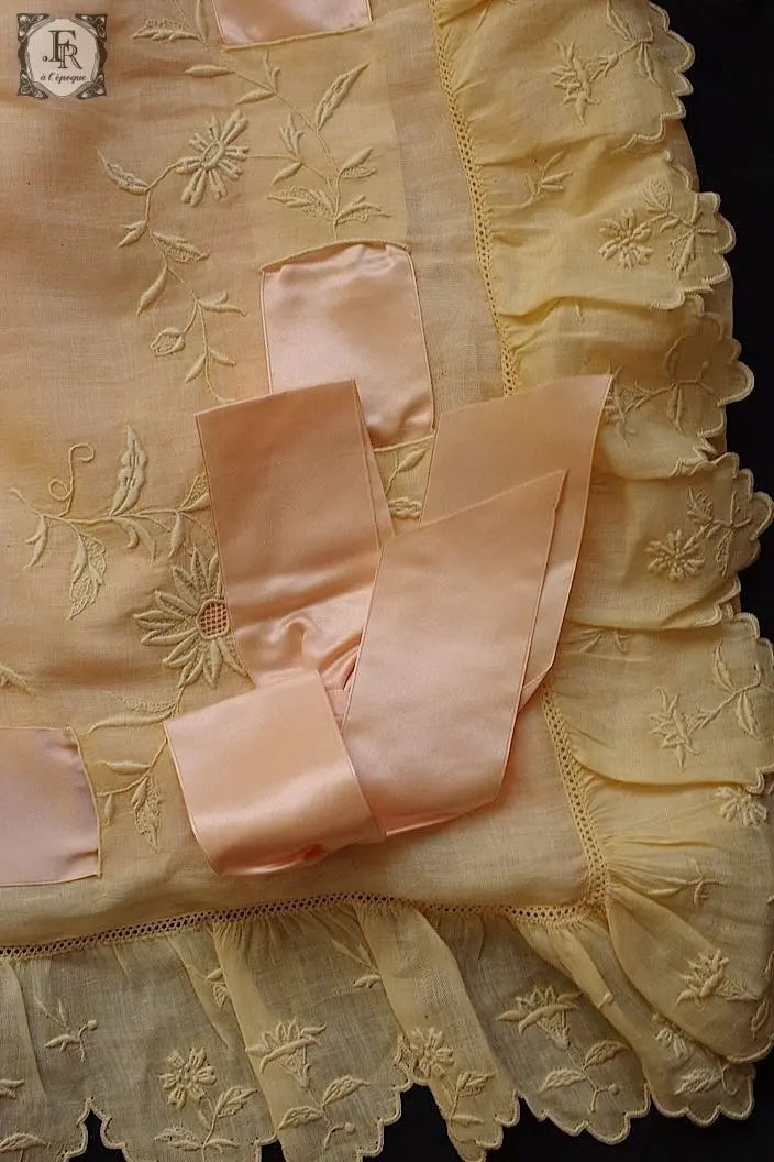 アンティークインテリアクロス　linge de maison antique クッションカバー .FR a l'epoque