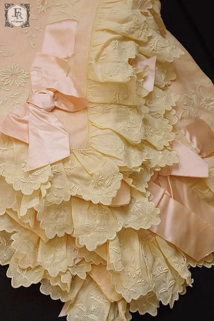 アンティークインテリアクロス　linge de maison antique クッションカバー .FR a l'epoque