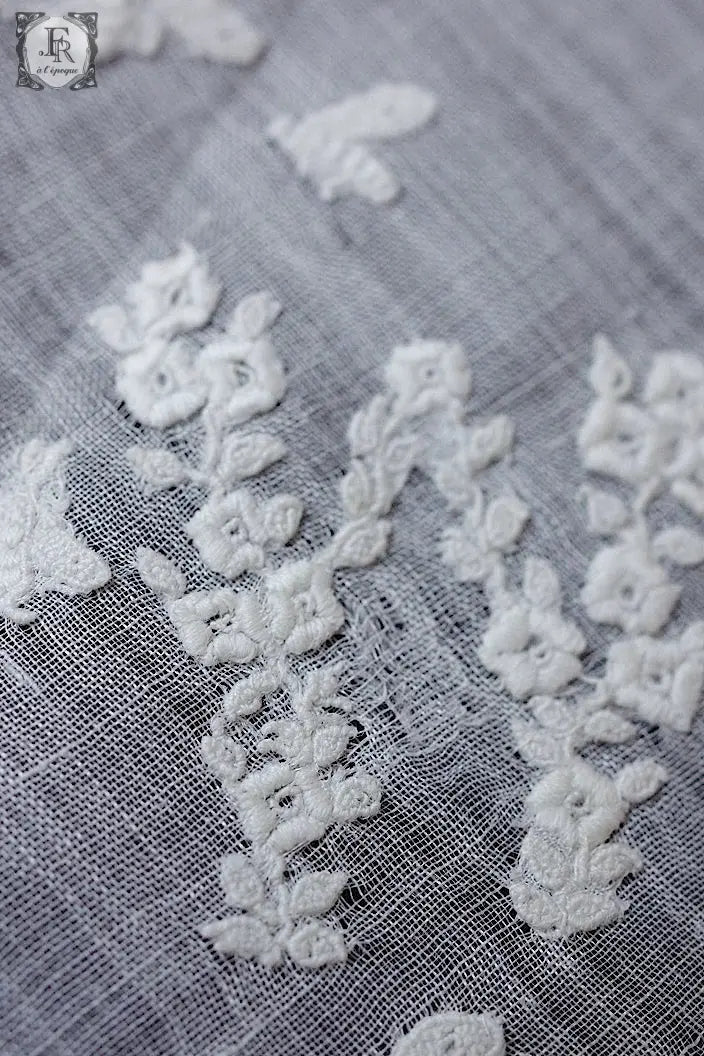 アンティークハンカチ　mouchoir antique ミツバチ .FR a l'epoque