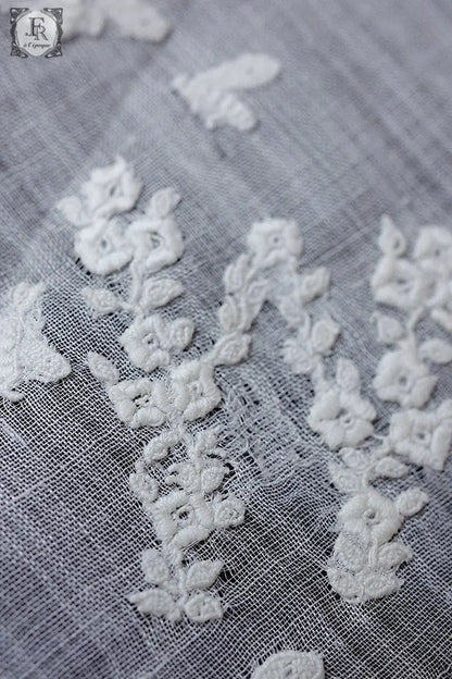 アンティークハンカチ　mouchoir antique ミツバチ .FR a l'epoque