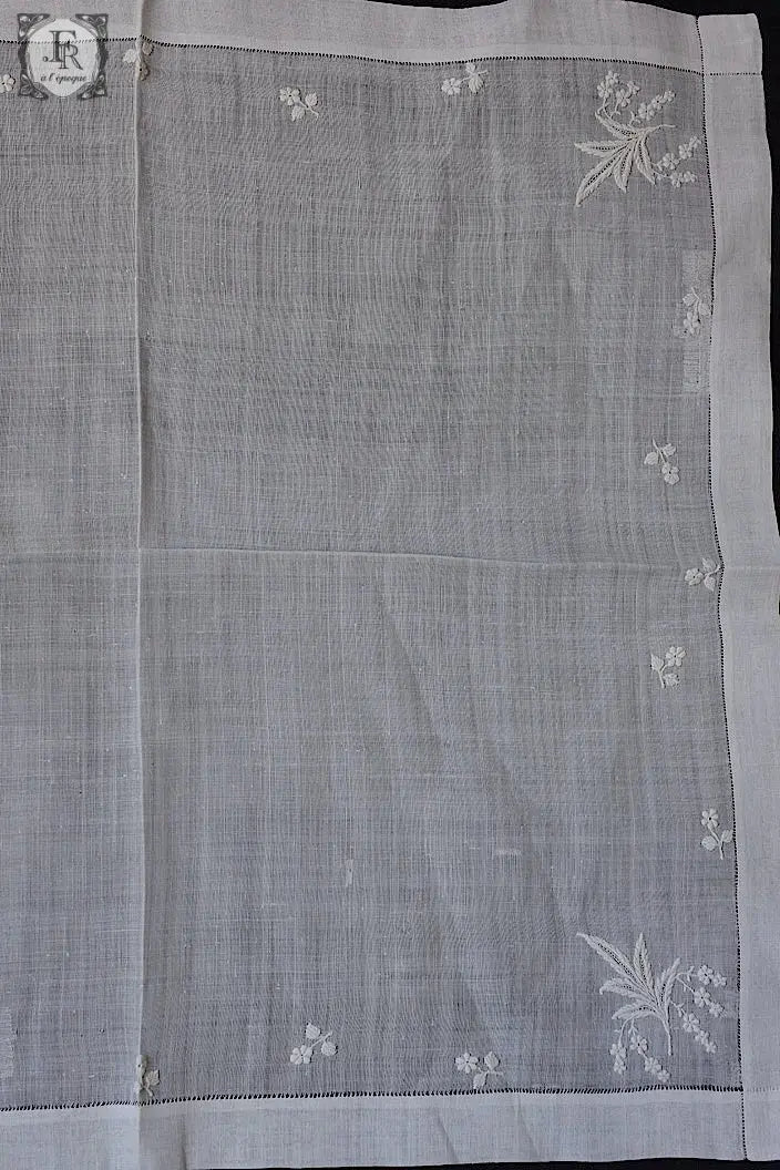 アンティークハンカチ　mouchoir antique  lot　1 .FR a l'epoque