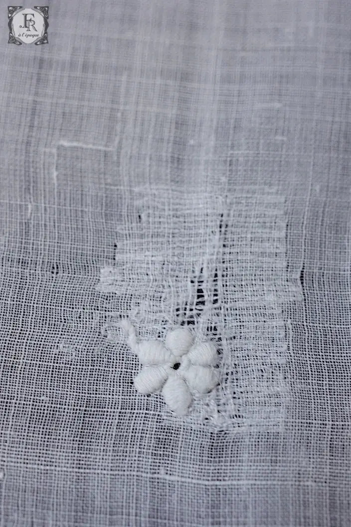 アンティークハンカチ　mouchoir antique  lot　1 .FR a l'epoque