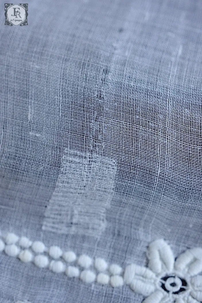 アンティークハンカチ　mouchoir antique  lot　2 .FR a l'epoque