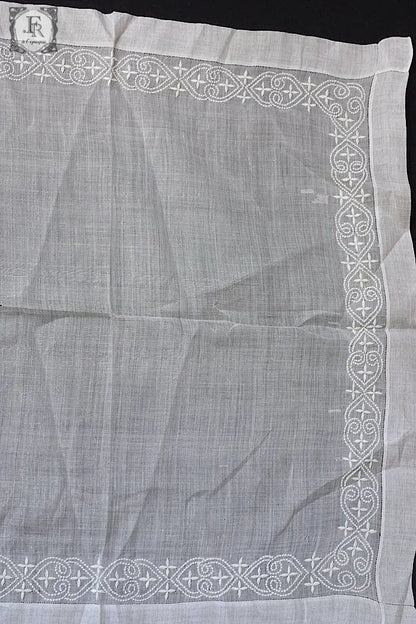 アンティークハンカチ　mouchoir antique  lot　2 .FR a l'epoque