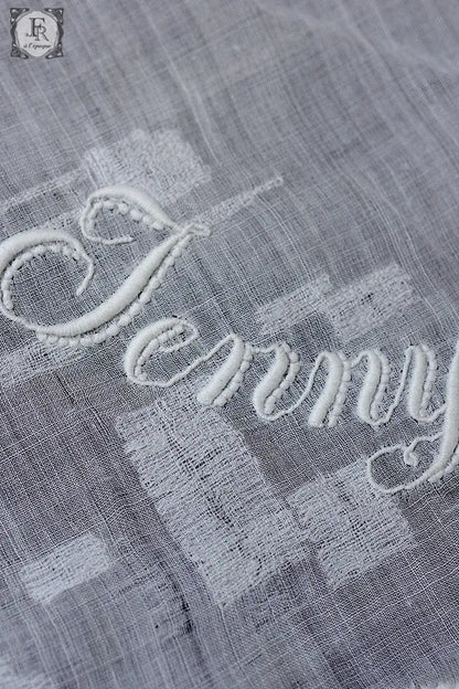 アンティークハンカチ　mouchoir antique  lot　2 .FR a l'epoque