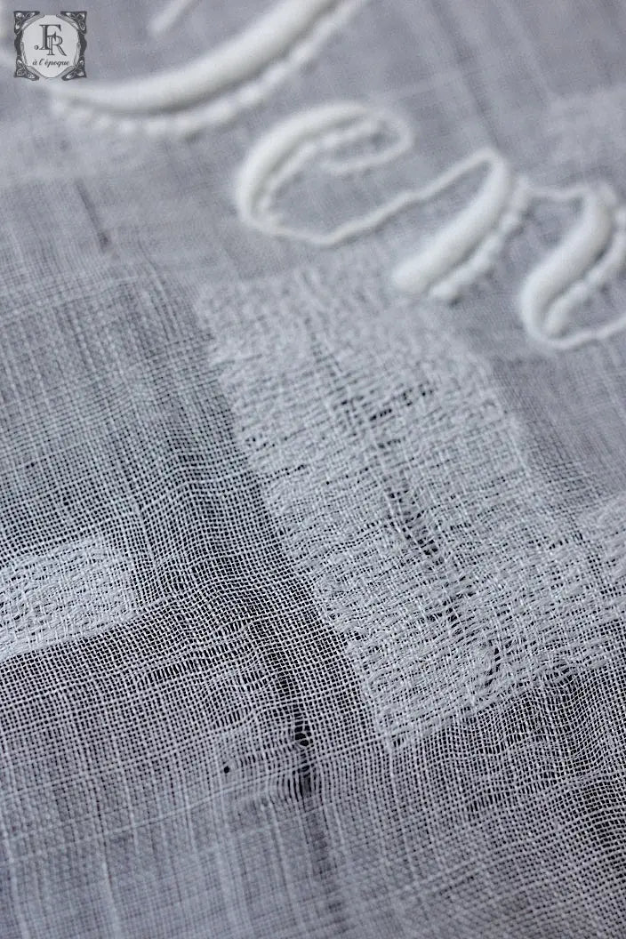 アンティークハンカチ　mouchoir antique  lot　2 .FR a l'epoque