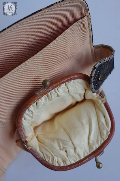アンティークお財布　purse　antique .FR a l'epoque