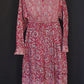 ヴィンテージワンんピース　robe vintage ペイズリー柄 .FR a l'epoque