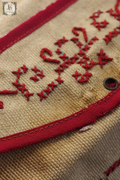 アンティーク刺繍バッグ　sac antique .FR a l'epoque