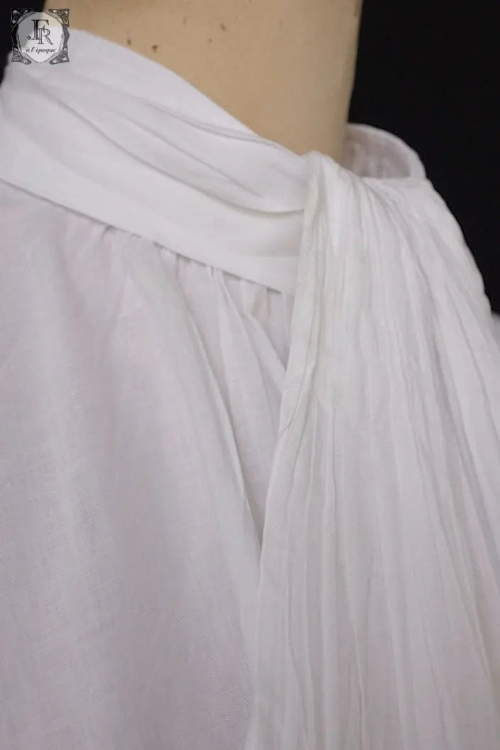 アンティークブラウス　vêtement ancien　ジャボ付きチュニック .FR a l'epoque