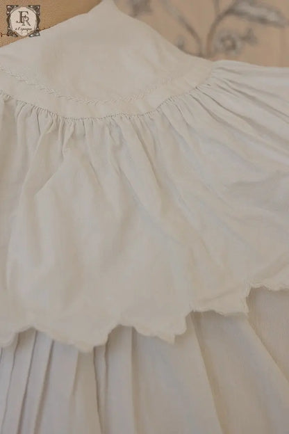 アンティークブラウス　vêtement antique フリルブラウス .FR a l'epoque