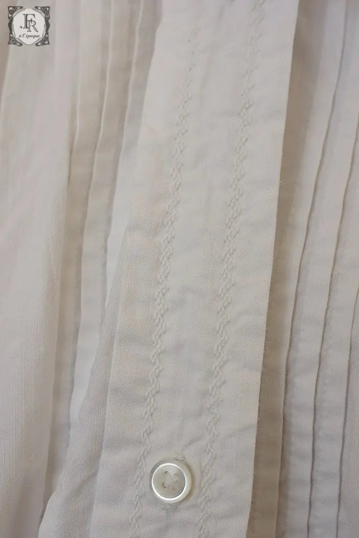 アンティークブラウス　vêtement antique フリルブラウス .FR a l'epoque