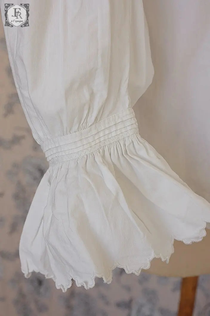 アンティークブラウス　vêtement antique フリルブラウス .FR a l'epoque