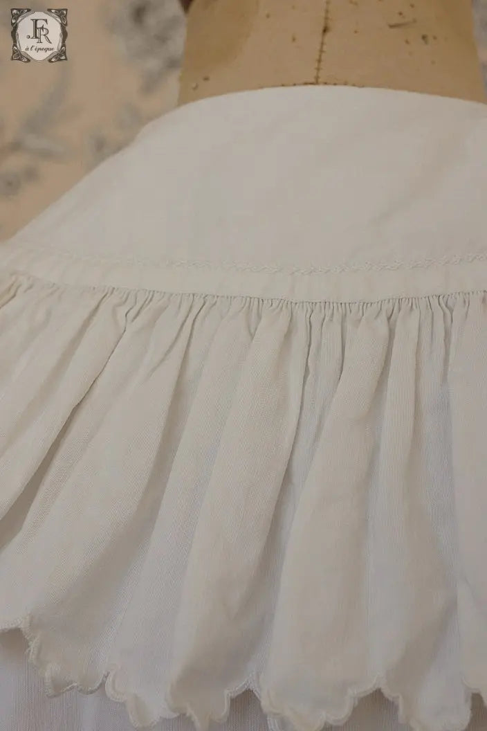 アンティークブラウス　vêtement antique フリルブラウス .FR a l'epoque