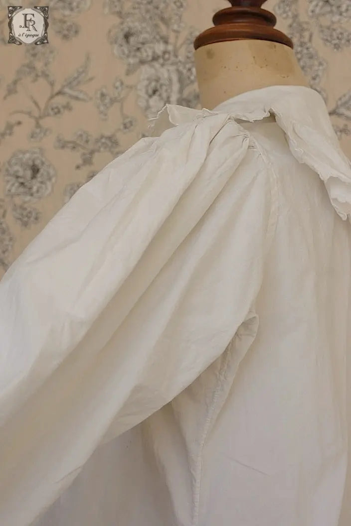 アンティークブラウス　vêtement antique フリルブラウス .FR a l'epoque