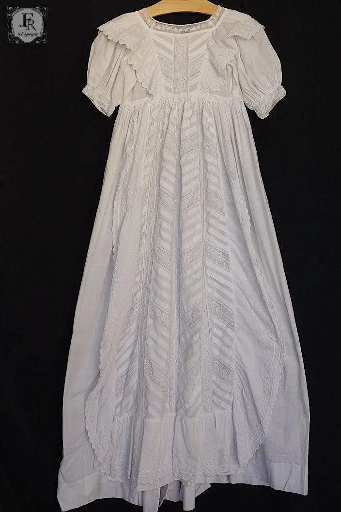 アンティークワンピース　vêtement antique pour l'enfant baptême .FR a l'epoque
