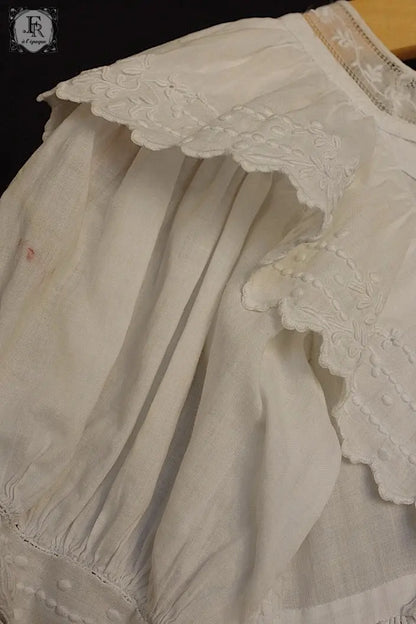 アンティークワンピース　vêtement antique pour l'enfant baptême .FR a l'epoque