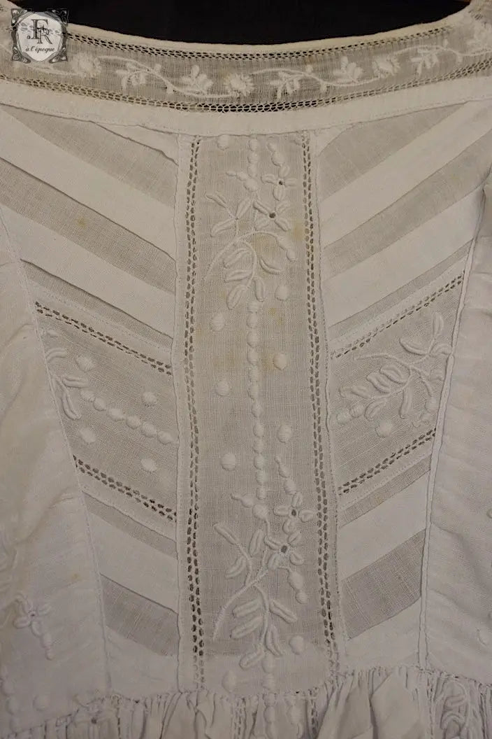 アンティークワンピース　vêtement antique pour l'enfant baptême .FR a l'epoque
