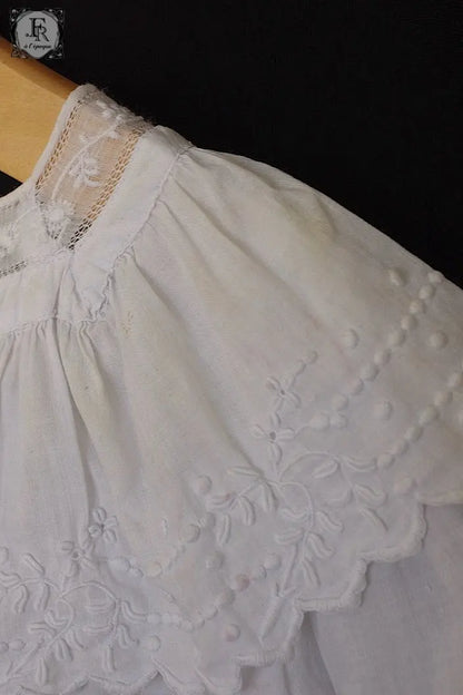 アンティークワンピース　vêtement antique pour l'enfant baptême .FR a l'epoque
