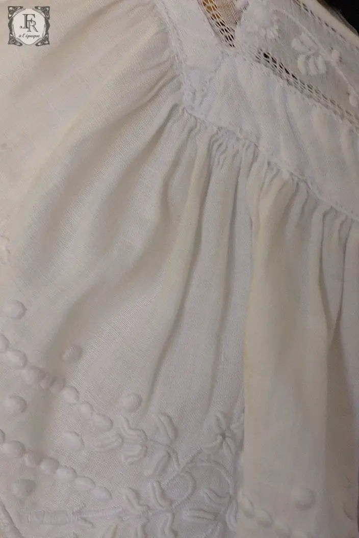 アンティークワンピース　vêtement antique pour l'enfant baptême .FR a l'epoque