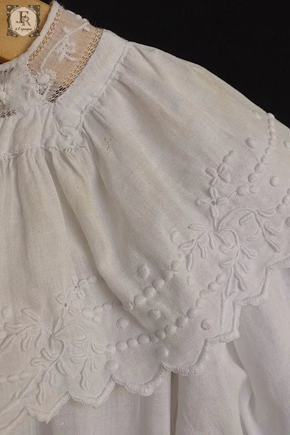 アンティークワンピース　vêtement antique pour l'enfant baptême .FR a l'epoque