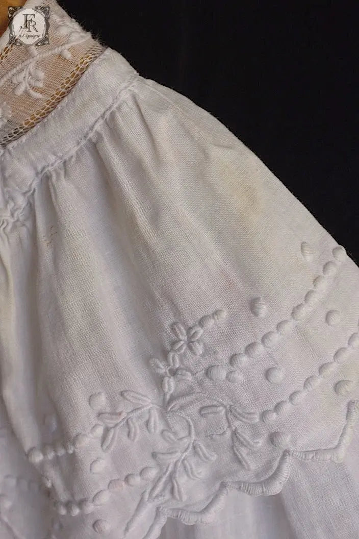 アンティークワンピース　vêtement antique pour l'enfant baptême .FR a l'epoque