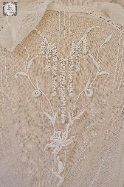 アンティークブラウス　vêtement blouse 素材用 .FR a l'epoque