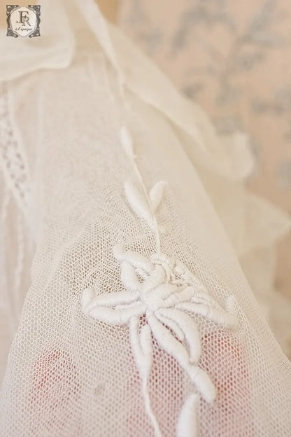 アンティークブラウス　vêtement blouse 素材用 .FR a l'epoque