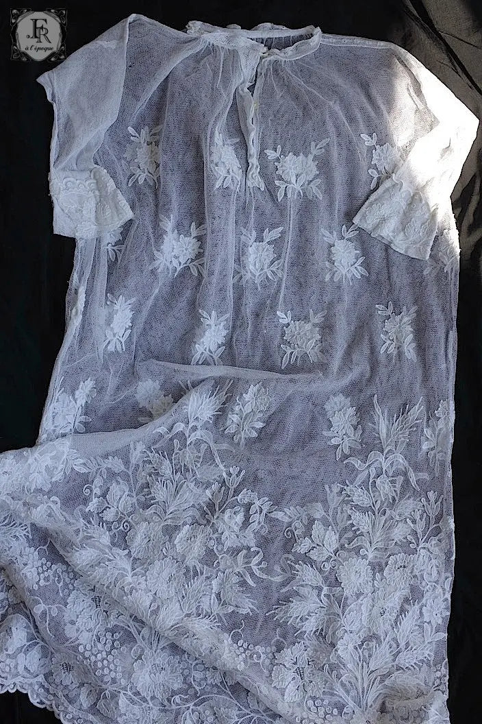 アンティーク子供服　vêtement d'enfant チュニックワンピース .FR a l'epoque
