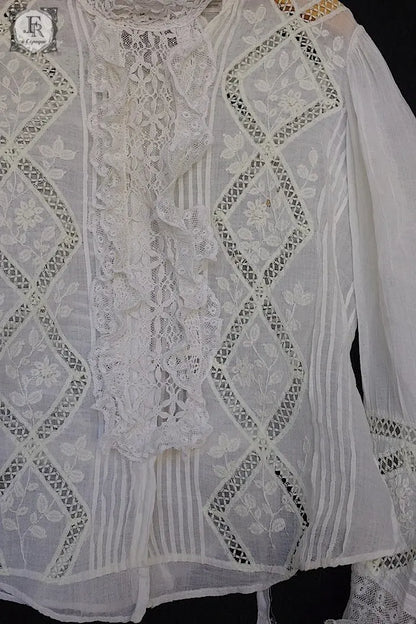 アンティークブラウス　vêtement d'enfant ancien　子供服 .FR a l'epoque