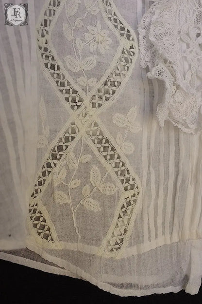 アンティークブラウス　vêtement d'enfant ancien　子供服 .FR a l'epoque